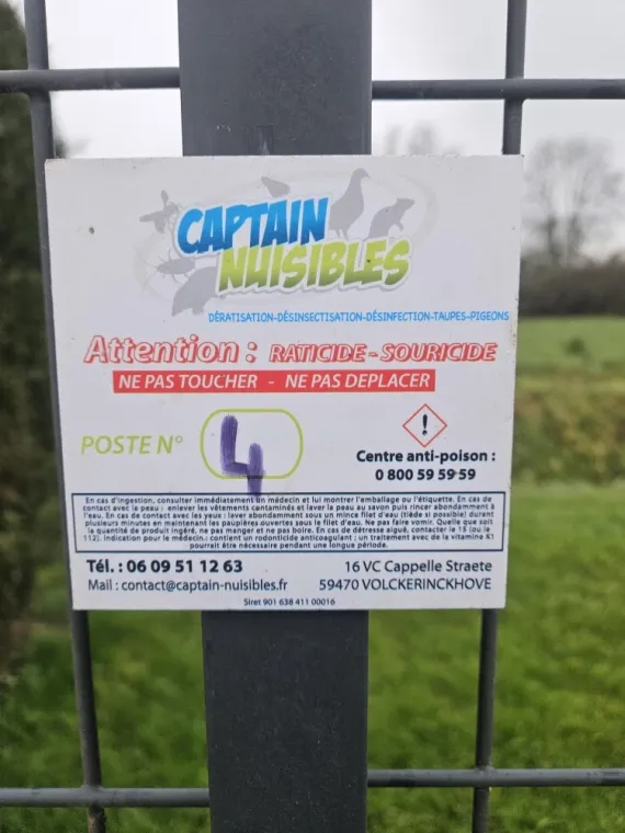 AFFICHAGE DÉRATISATION